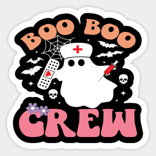 Groovy Boo Boo Crew Nurse halloween Sticker